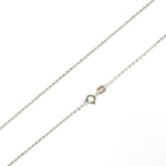 Load image into Gallery viewer, Sterling Silver Flat Round Link Necklace