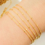Load image into Gallery viewer, Gold Plated 925 Sterling Silver Cube Link Chains