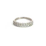 Load image into Gallery viewer, 14k Solid White Gold Diamond Ring.