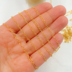 Load image into Gallery viewer, 143GF. 14k Gold Filled Oval & 3 Round Link Chain.
