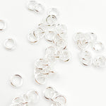 Load image into Gallery viewer, White Sterling Silver Open Jump Rings