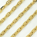 Load image into Gallery viewer, Y75GP. Gold Plated 925 Sterling Silver Marina Chain