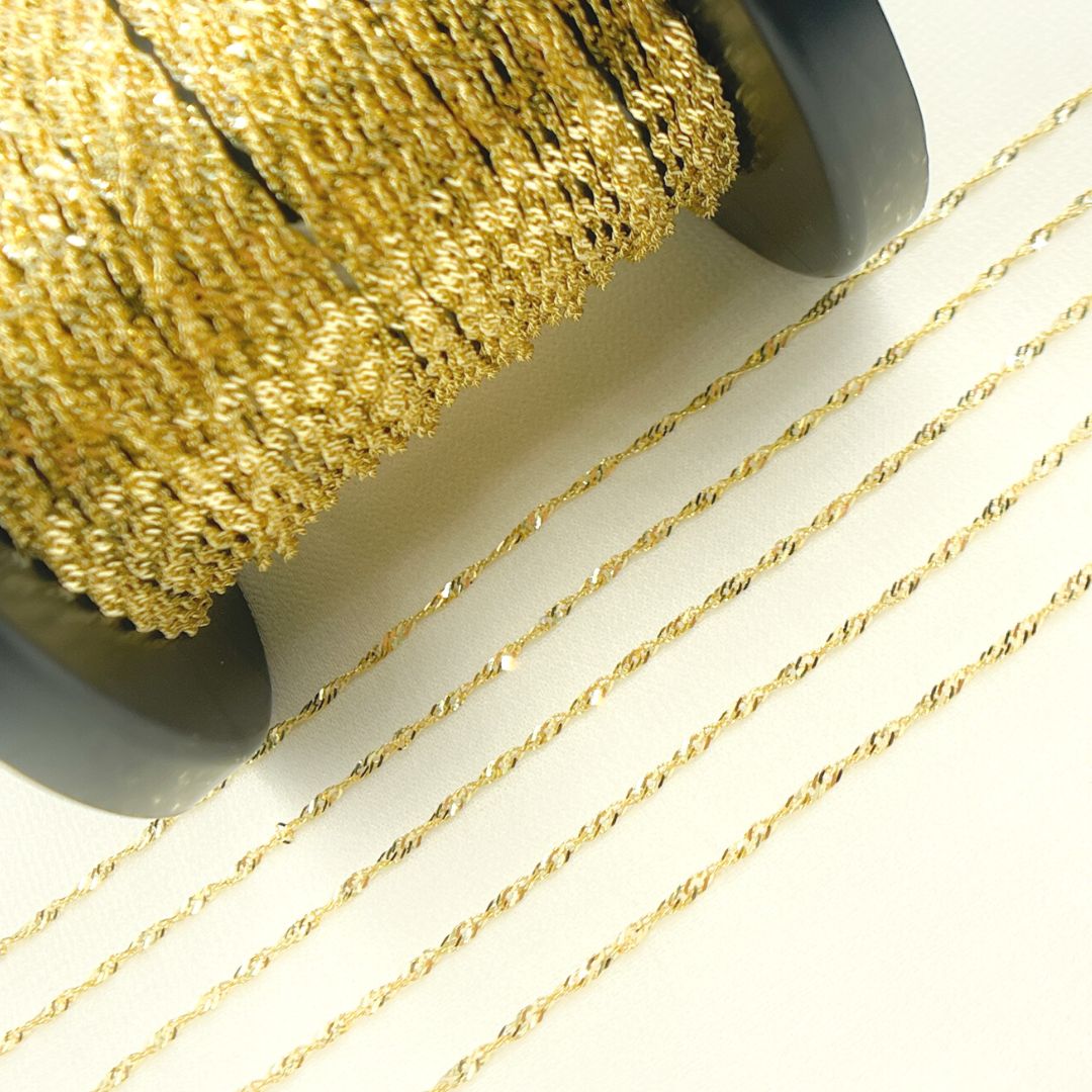 Buy Now Solid Gold Singapore Chain