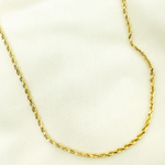Load image into Gallery viewer, 14K30. 14K Solid Gold Rope Necklace