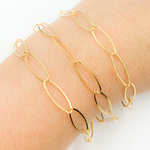 Load image into Gallery viewer, 700FGF. 14k Gold Filled Flat Oval Link Chain.