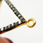 Load image into Gallery viewer, DC265. Diamond Sterling Silver Triangle Connector