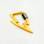 Load image into Gallery viewer, DC726. Sterling Silver Ray Screw Clasp