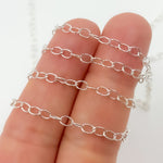 Load image into Gallery viewer, Sterling Silver Smooth Cable Chain