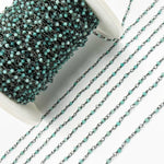 Load image into Gallery viewer, Shop Now Gemstone Round Shape Wire Wrapped Chains