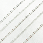 Load image into Gallery viewer, Sterling Silver Oval Diamond Cut Link Chains