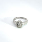 Load image into Gallery viewer, 14k Solid Gold Diamond Statement Ring.