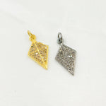 Load image into Gallery viewer, DC921. Diamond Sterling Silver Cross Charm