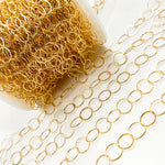 Load image into Gallery viewer, 693FGF. 14K Gold Filled Flat Round Link Chain