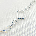 Load image into Gallery viewer, Silver Clover Link Chain