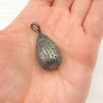 Load image into Gallery viewer, DP247. Diamond Sterling Silver Drop Pendant