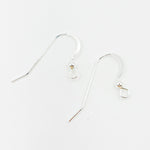 Load image into Gallery viewer, Buy Sterling Silver Fish Hook with Ball Ear Wire