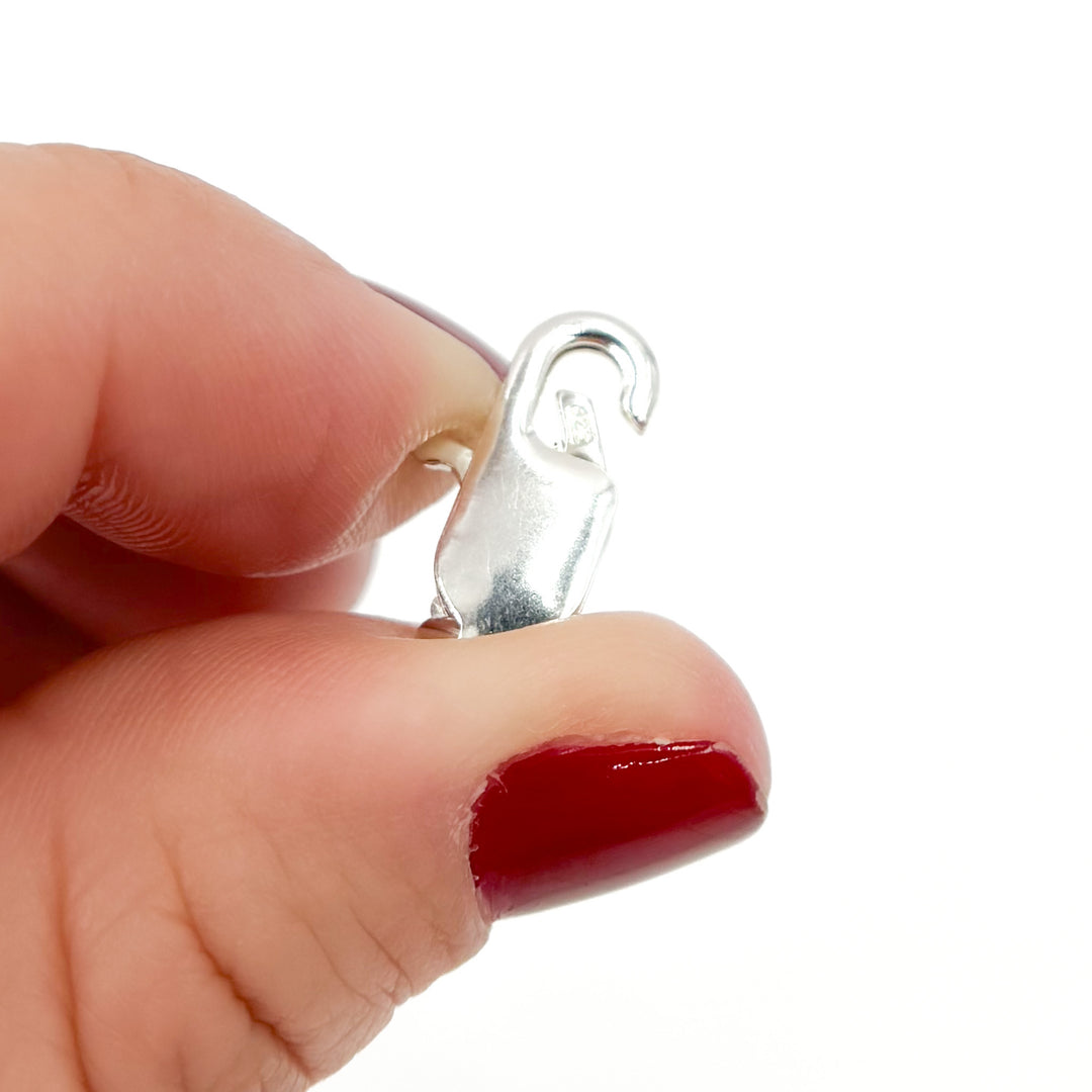 Buy 14MM White Silver Lobster Clasp