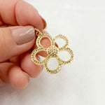 Load image into Gallery viewer, DP199. Diamond Sterling Silver Flower Pendant