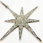 Load image into Gallery viewer, DP114. Diamond & Sterling Silver Star Pendant