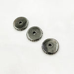 Load image into Gallery viewer, DC800. Diamond & Sterling Silver Coin Round Bead