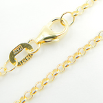 Load image into Gallery viewer, 14K Solid Gold Rolo Chain