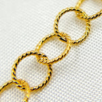 Load image into Gallery viewer, 14K Gold-Filled Twisted Round Link Chains