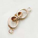 Load image into Gallery viewer, Diamond Sterling Silver Oval Link Connector