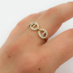 Load image into Gallery viewer, RFF19507. 14K Solid Gold Diamond Ring