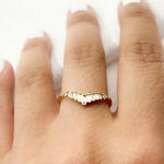 Load image into Gallery viewer, 14K Solid Gold Diamond Ring.
