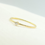 Load image into Gallery viewer, 14K Solid Gold Diamond Ring.