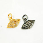 Load image into Gallery viewer, DC337. Diamond Sterling Silver Eye Charm