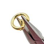 Load image into Gallery viewer, 13MM Gold-plated Sterling Silver Round Clasp