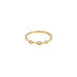 Load image into Gallery viewer, 14K Solid Gold Diamond Ring.