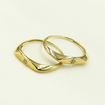 Load image into Gallery viewer, 14K Solid Gold Diamond Ring.
