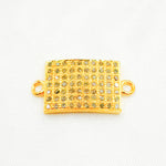 Load image into Gallery viewer, DC280. Diamond Sterling Silver Rectangle Connector