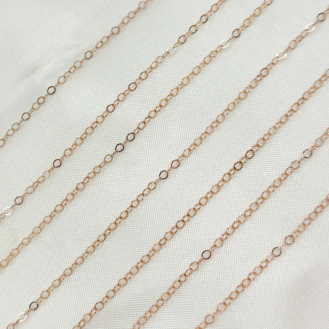 Gold Filled Flat Cable Chain