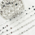 Load image into Gallery viewer, V68SS. 925 Sterling Silver Fancy Marina Chain