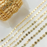 Load image into Gallery viewer, 957LGF. 14K Gold Filled Textured Disc Chain