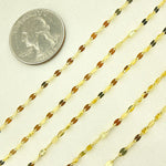 Load image into Gallery viewer, Buy Solid Gold Flat Marina Link Unfinished Chain