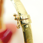 Load image into Gallery viewer, Bangle12. 14K Solid Gold Matte Textured Bangle
