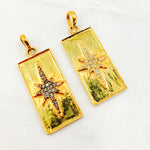 Load image into Gallery viewer, Buy Now Sterling Silver Rectangle Star Pendant
