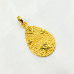 Load image into Gallery viewer, Diamond Sterling Silver Drop Heart & Star Pendant