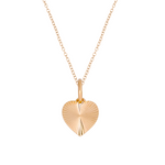 Load image into Gallery viewer, 14K Solid Gold Heart Shape Necklace