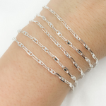 Load image into Gallery viewer, Z109SS. Sterling Silver Oval & Mariner Link Chain