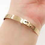 Load image into Gallery viewer, 14K Yellow Gold Diamond Bangle