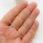 Load image into Gallery viewer, 1018FGF. 14k Gold Filled Flat Cable Chain