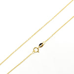 Load image into Gallery viewer, 030RFLG18K. 18K Solid Yellow Gold Cable Link Chain