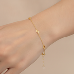 Load image into Gallery viewer, BRSET778. 14k Solid Yellow Gold Marina Link Bracelet