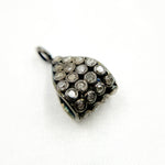 Load image into Gallery viewer, Shop Now Diamond Sterling Silver Drop Bail