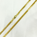 Load image into Gallery viewer, 14k Solid Yellow Gold Flat Curb Chain